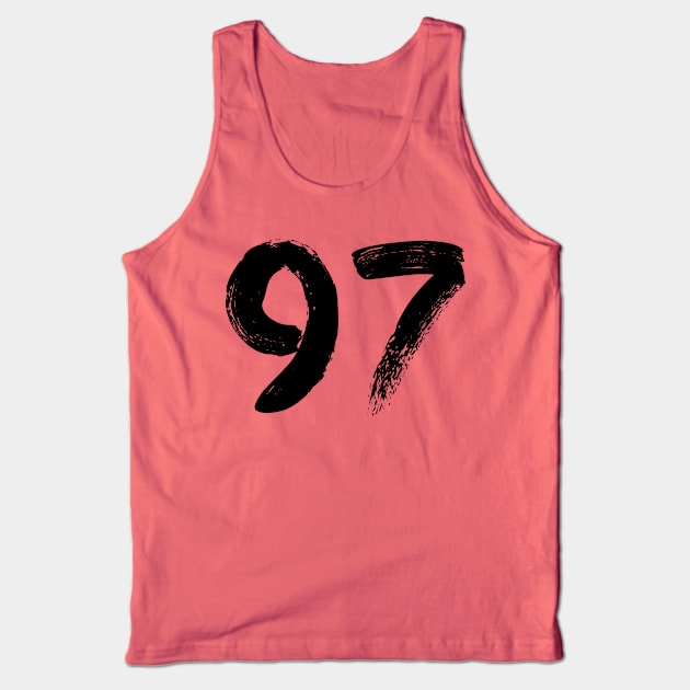 Number 97 Tank Top by Erena Samohai